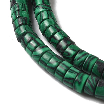 Synthetic Malachite Beads Strands G-K368-A02-01-1