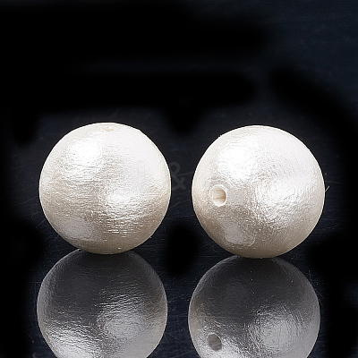 Compressed Cotton Pearl Beads LS-X-WOVE-S114-10mm-13-1