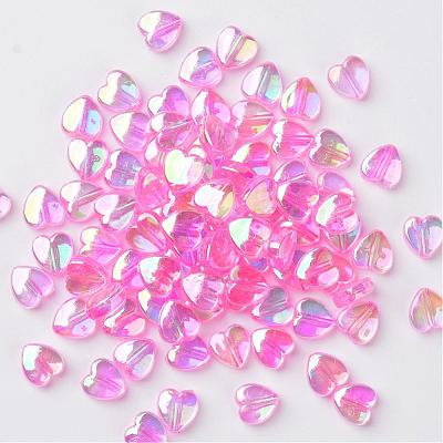 Eco-Friendly Transparent Acrylic Beads PL539-810-1