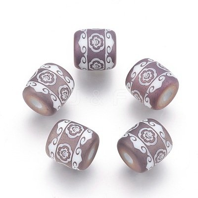 Electroplate Glass Beads EGLA-T009-04B-1
