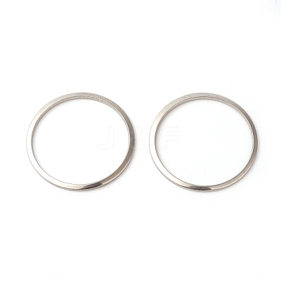 Tarnish Resistant 201 Stainless Steel Linking Rings STAS-F192-001P-02-1