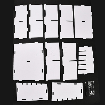 Detachable PVC Cell Phone Storage Box AJEW-XCP0002-89-1