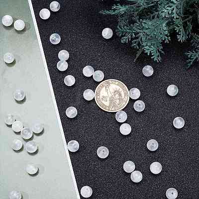 Natural Selenite Beads Strands G-AR0001-79-1