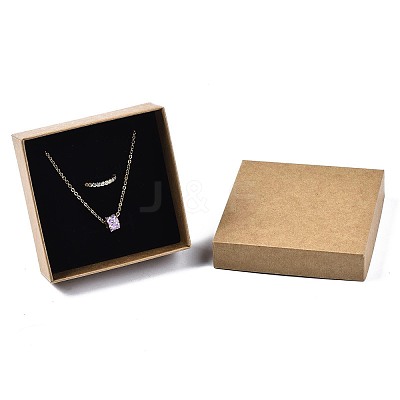 Cardboard Jewelry Set Box LS-CBOX-S018-09A-1
