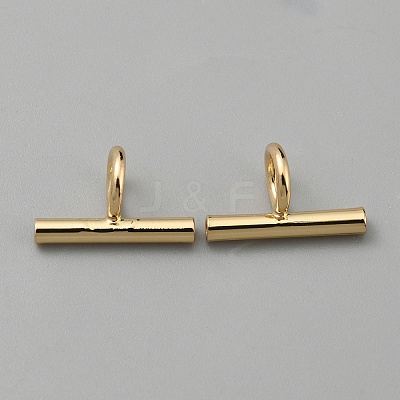 Brass Tube Bails DIY-WH0430-581B-G-1