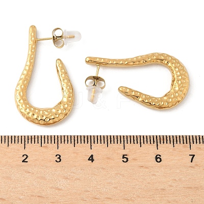 304 Stainless Steel Stud Earrings for Women EJEW-K302-08G-1