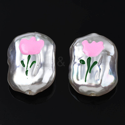ABS Plastic Imitation Pearl Beads KY-N015-93-1
