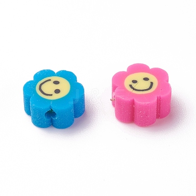 Handmade Polymer Clay Beads X-CLAY-I010-13-1