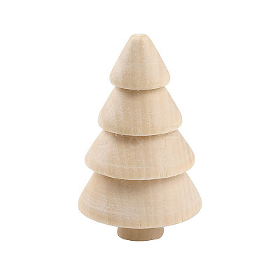 Unfinished Wood Display Decoration WOCR-PW0003-87B-1