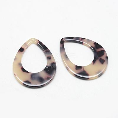 Cellulose Acetate(Resin) Pendants KY-S113-A-A304-1