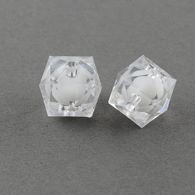 Transparent Acrylic Beads TACR-S112-12mm-01-1