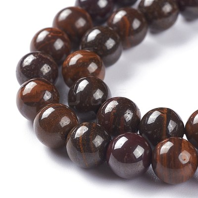 Natural Australian Boulder Opal Beads Strands G-A025-A01-8mm-1