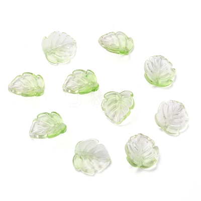 Transparent Glass Pendants GLAA-B004-02F-1