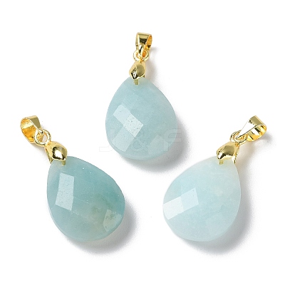 Natural Amazonite Pendants G-Q005-02G-05-1