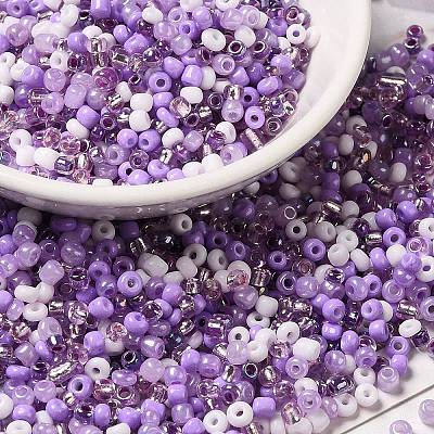Opaque & Transparent Inside Colours Glass Seed Beads SEED-F004-01D-1