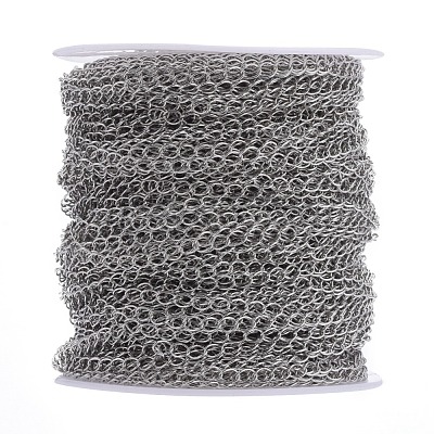 Brass Twisted Chains CHC-Q001-5x4mm-P-1
