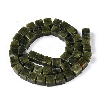 Natural TaiWan Jade Beads Strands G-T139-8x8-21A-1