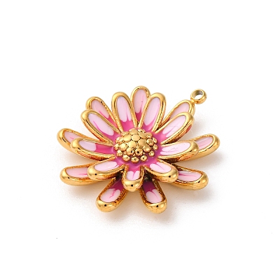 304 Stainless Steel Enamel Pendants STAS-D362-04G-01-1