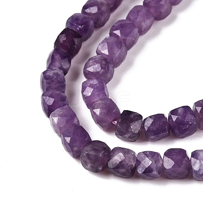 Natural Lepidolite Beads Strands G-N342-138A-1