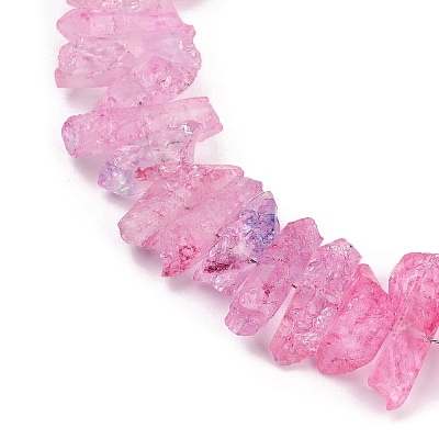 Natural Crackle Quartz Beads Strands G-R012-B06-04-1