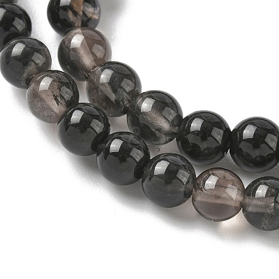 Natural Ice Obsidian Beads Strands X-G-P590-A03-6mm-02-1