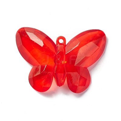 Transparent Acrylic Pendants TACR-K002-07-1