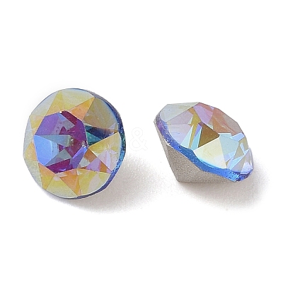 Glass Rhinestone Cabochons RGLA-L029-09B-1