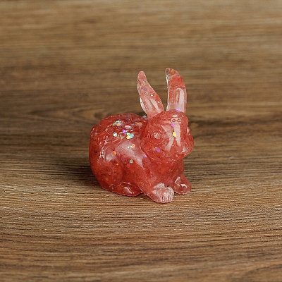 Resin Rabbit Display Decoration PW-WG86620-17-1