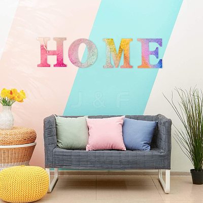 Letter Unfinished Wood Blank Cutouts DIY-ZX040-01H-1