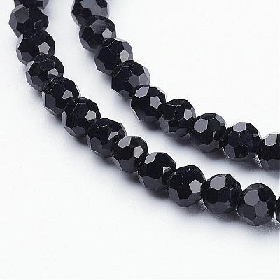 Transparent Glass Bead Strands GF4mmC27-1