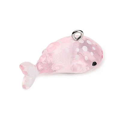 Opaque Resin with Alloy Pendants RE-CBA08CD-01-1