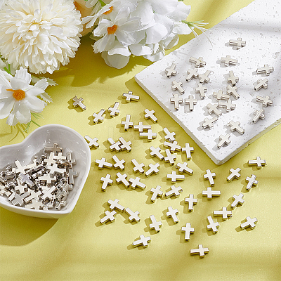 100Pcs CCB Plastic Beads CCB-LP0001-02-1