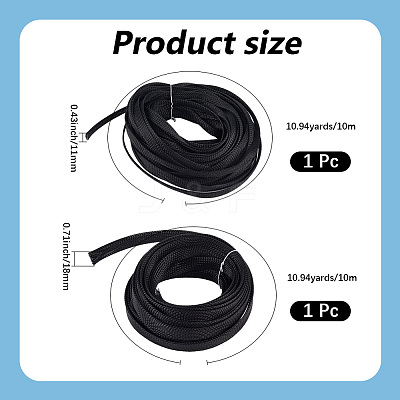 20M 2 Styles Polyester Deco Mesh Ribbon OCOR-CY0001-94-1