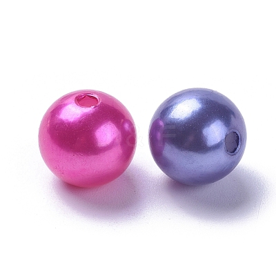Imitation Pearl Acrylic Beads PL612-1
