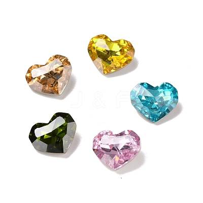 Glass Rhinestone Cabochons RGLA-J032-B-TG-1
