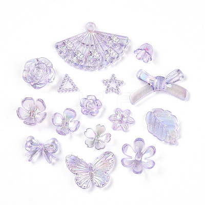Transparent Acrylic Beads OACR-N137-73A-1