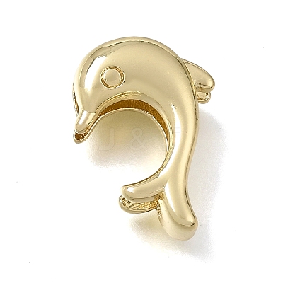 Brass Slide Charms KK-CBAEEA8-19G-1