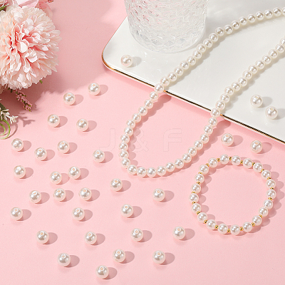 Imitation Pearl Acrylic Beads PEAR-LT0001-02C-1