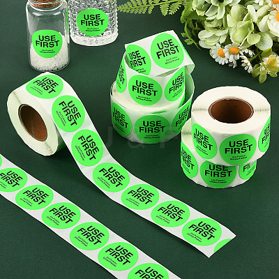 500Pcs Paper Adhesive Label Stickers STIC-WH20010-25C-1