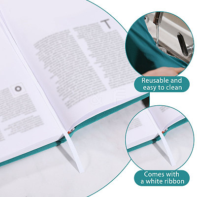 Polyester Book Cover LS-OFST-WH0004-144M-1