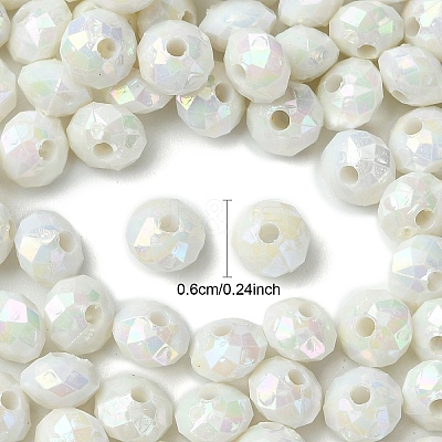 Opaque Acrylic Beads MACR-YW0003-55E-1