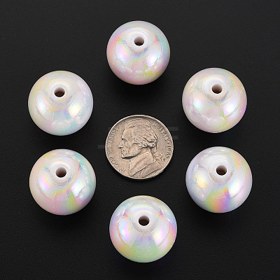 Opaque Acrylic Beads X-MACR-S370-D20mm-01-1