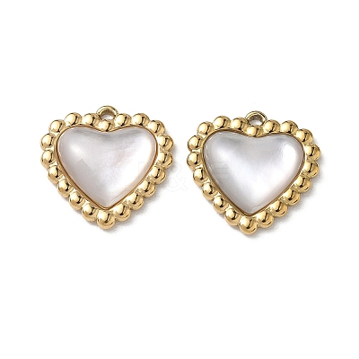 Natural Freshwater Shell Pendants STAS-G397-16G-01-1