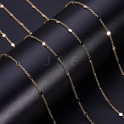 3.28 Feet Brass Link Chains X-CHC-T007-02G-1