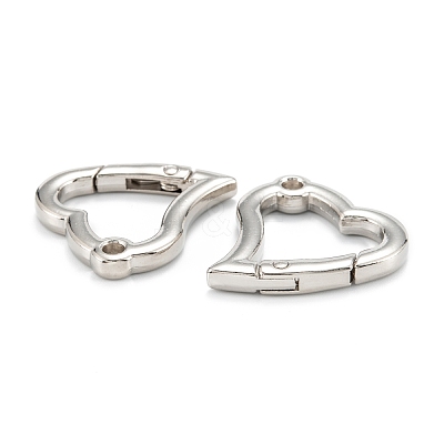 Zinc Alloy Spring Gate Rings X-PALLOY-L233-05A-P-1