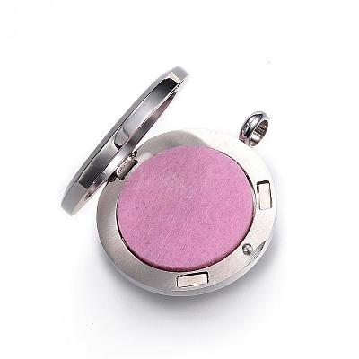 316 Surgical Stainless Steel Diffuser Locket Pendants STAS-H342-06P-1