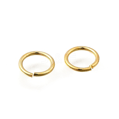 Brass Open Jump Rings KK-B147-03G-G-1