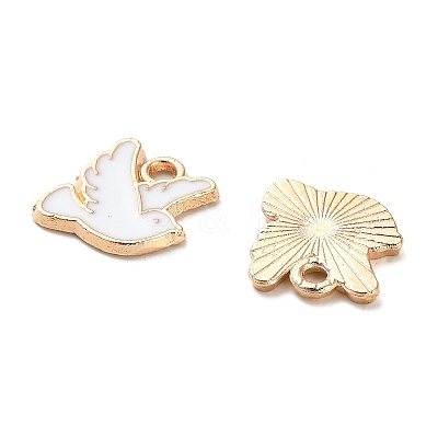 Alloy Enamel Charms ENAM-B062-04KCG-1