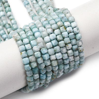 Natural Larimar Beads Strands G-F803-C01-02-1