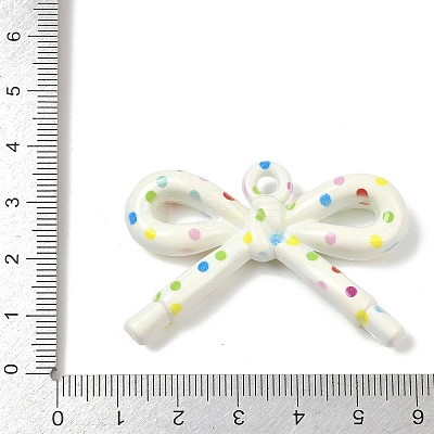 Opaque Printed Acrylic Pendants MACR-I040-01F-1